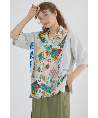 ドッキングアロハビッグシャツ