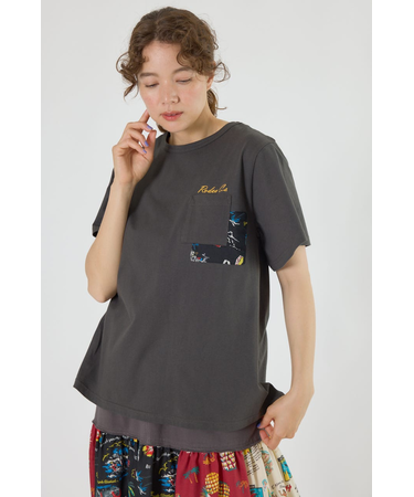 バックリボンアロハTシャツ