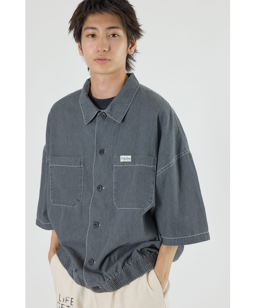 ライトデニムシャツアウター