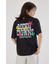 フラワークロスパッチTシャツ