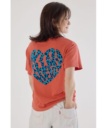 Heart Leopard Tシャツ