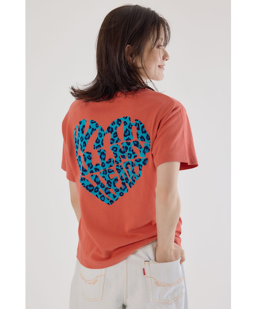 Heart Leopard Tシャツ