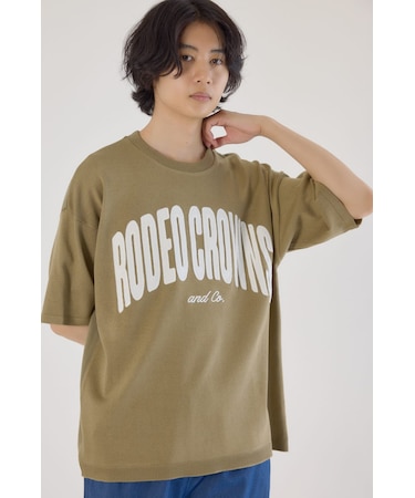 メンズCURVE LOGOコンビニットトップス