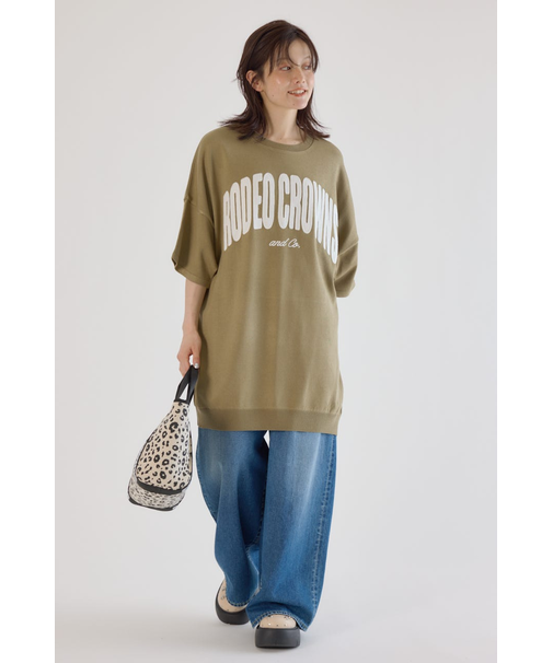 CURVE LOGOコンビニットワンピース