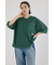 カラーステッチVネック5分袖Tシャツ