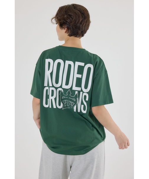 スタッズCROWNロゴTシャツ