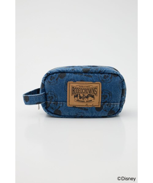 テーチチ 　DISNEY ロデオ　デニム　ミニー　完売品 ミッキー＆ミニー）DENIMポーチ｜ロデオクラウンズ／ロデオクラウンズ
