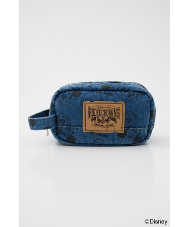 (ミッキー&ミニー)DENIMポーチ