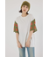 FLOWERクロシェドッキングTシャツ