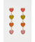 カラフルハート4連ピアス