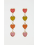 カラフルハート4連ピアス