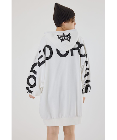 ロゴパーカーワンピース