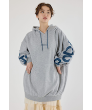 ロゴパーカーワンピース