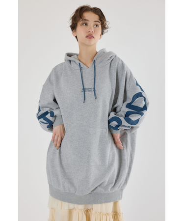 ロゴパーカーワンピース