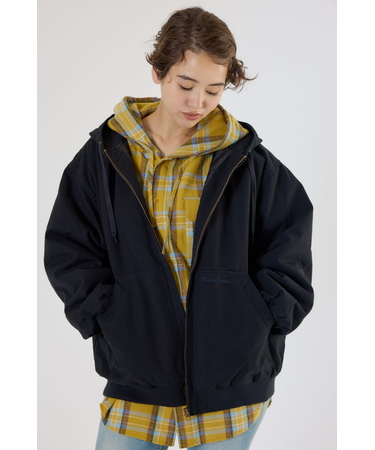 【UNISEX】ワークフーデッドジャケット