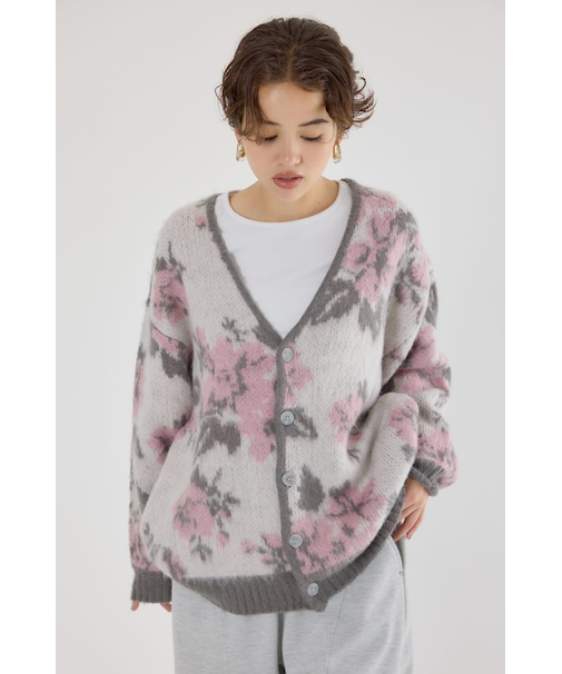 【UNISEX】アソートシャギーニットカーディガン