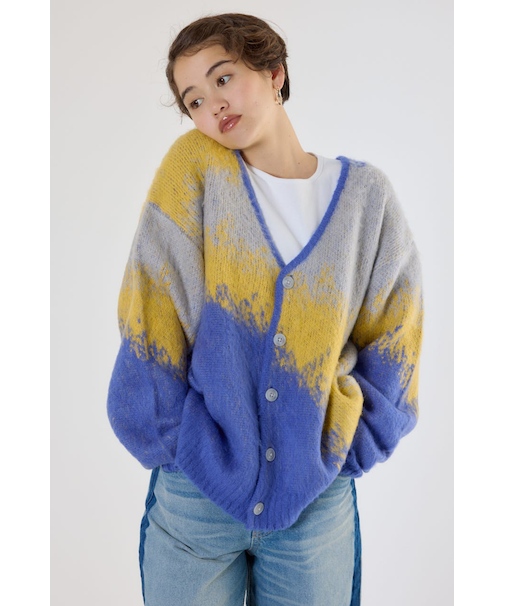 【UNISEX】アソートシャギーニットカーディガン