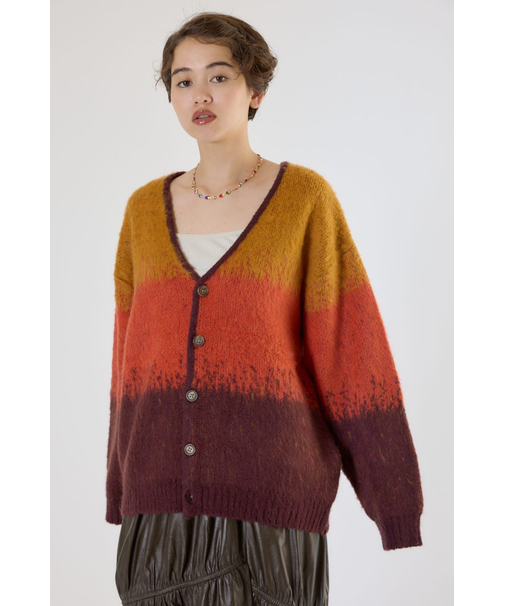 【UNISEX】アソートシャギーニットカーディガン