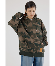 【UNISEX】SHARE PATTERN Wジップ パーカー