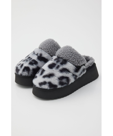 スリッポンボアシューズ