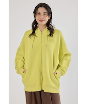 【UNISEX】エンボスBIG ZIPパーカー