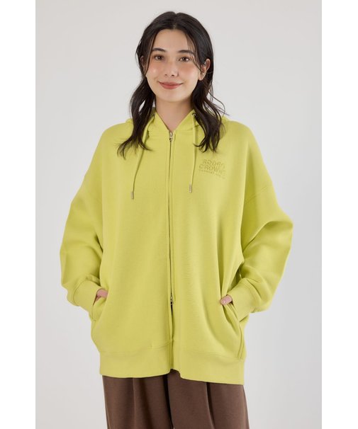 【UNISEX】エンボスBIG ZIPパーカー