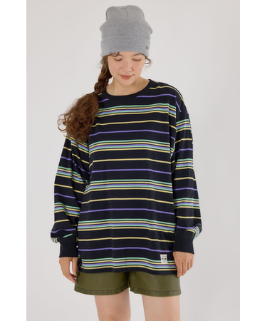 【UNISEX】マルチボーダートップス