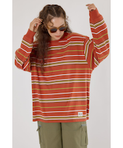 【UNISEX】マルチボーダートップス