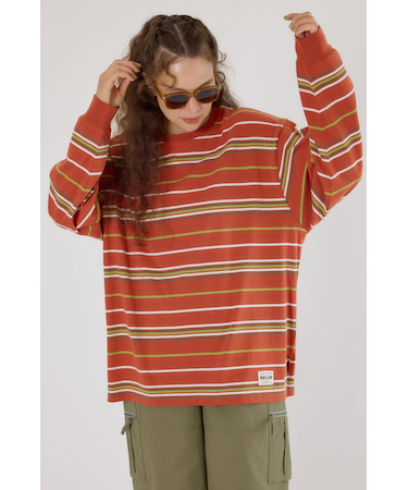 【UNISEX】マルチボーダートップス