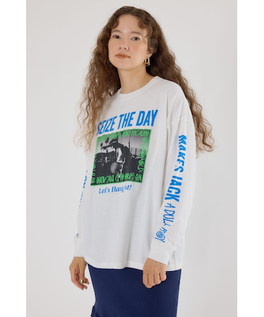 SEIZE THE DAY PHOTOロングTシャツ
