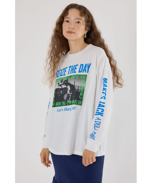 SEIZE THE DAY PHOTOロングTシャツ