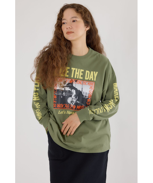 SEIZE THE DAY PHOTOロングTシャツ