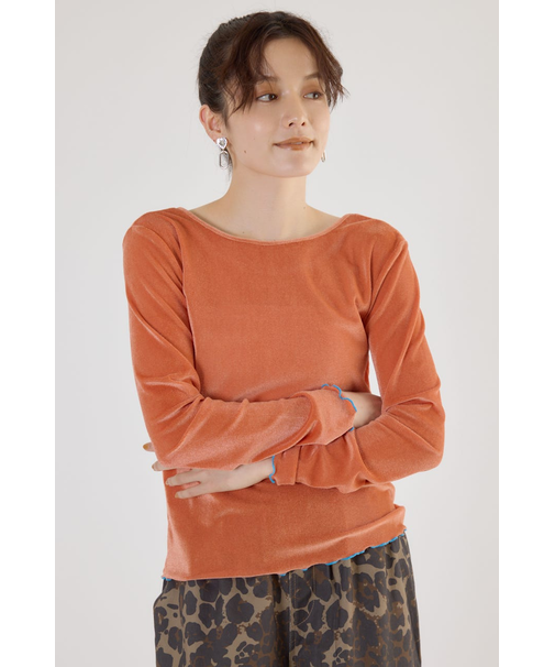 2WAYシアーベロアトップス