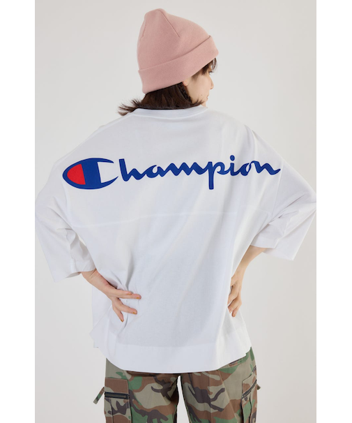 Champion Vネック7分袖トップス