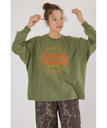 バックドッキングロングスリーブTシャツ