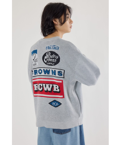 SIGNSニットカーディガン