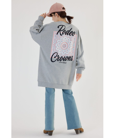 バンダナパッチスウェットワンピース