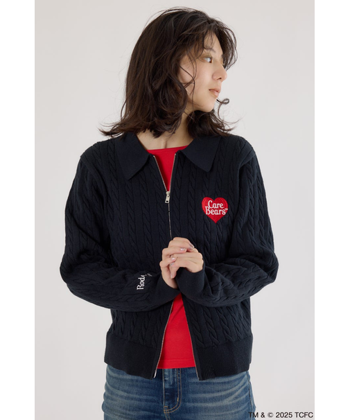 (Care Bears) モチーフジップカーディガン