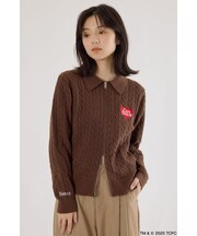 (Care Bears) モチーフジップカーディガン