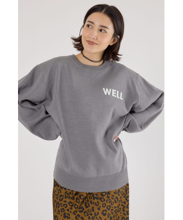 フェルトアップリケニットトップス