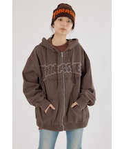 【UNISEX】(THRASHER) デニムフードブルゾン