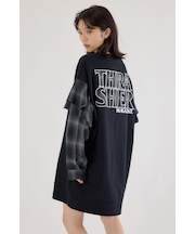 【UNISEX】(THRASHER) リメイクスウェットワンピース
