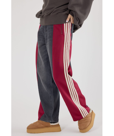 【UNISEX】 カスタムトラック デニムパンツ