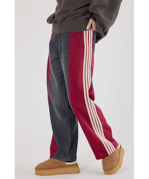 【UNISEX】 カスタムトラック デニムパンツ