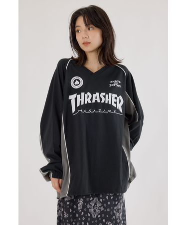 【UNISEX】(THRASHER) GAME L／S Tシャツ