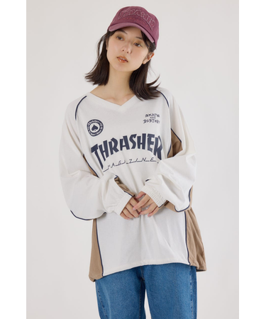 【UNISEX】(THRASHER) GAME L／S Tシャツ