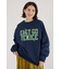 embroidery collegeロング Tシャツ