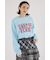 embroidery collegeロング Tシャツ