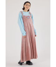 ベロアキャミワンピース