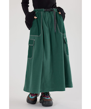 テープベルト異素材切替カーゴスカート